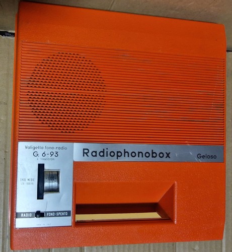Mangiadischi radio geloso - mangiadischi+, am