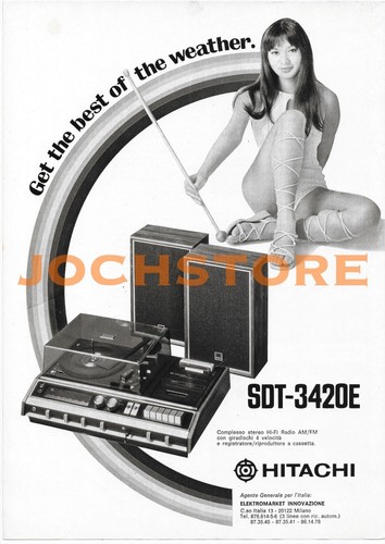 Pubblicità hitachi sdt 3420e - pubblicità, sdt-3420e